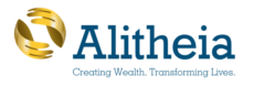 Alitheia Capital logo in transparent background