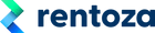 Rentoza logo in dark blue